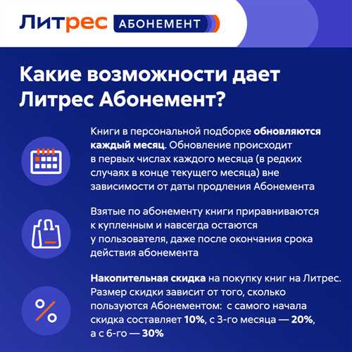 как выбрать подходящий абонемент литрес для чтения